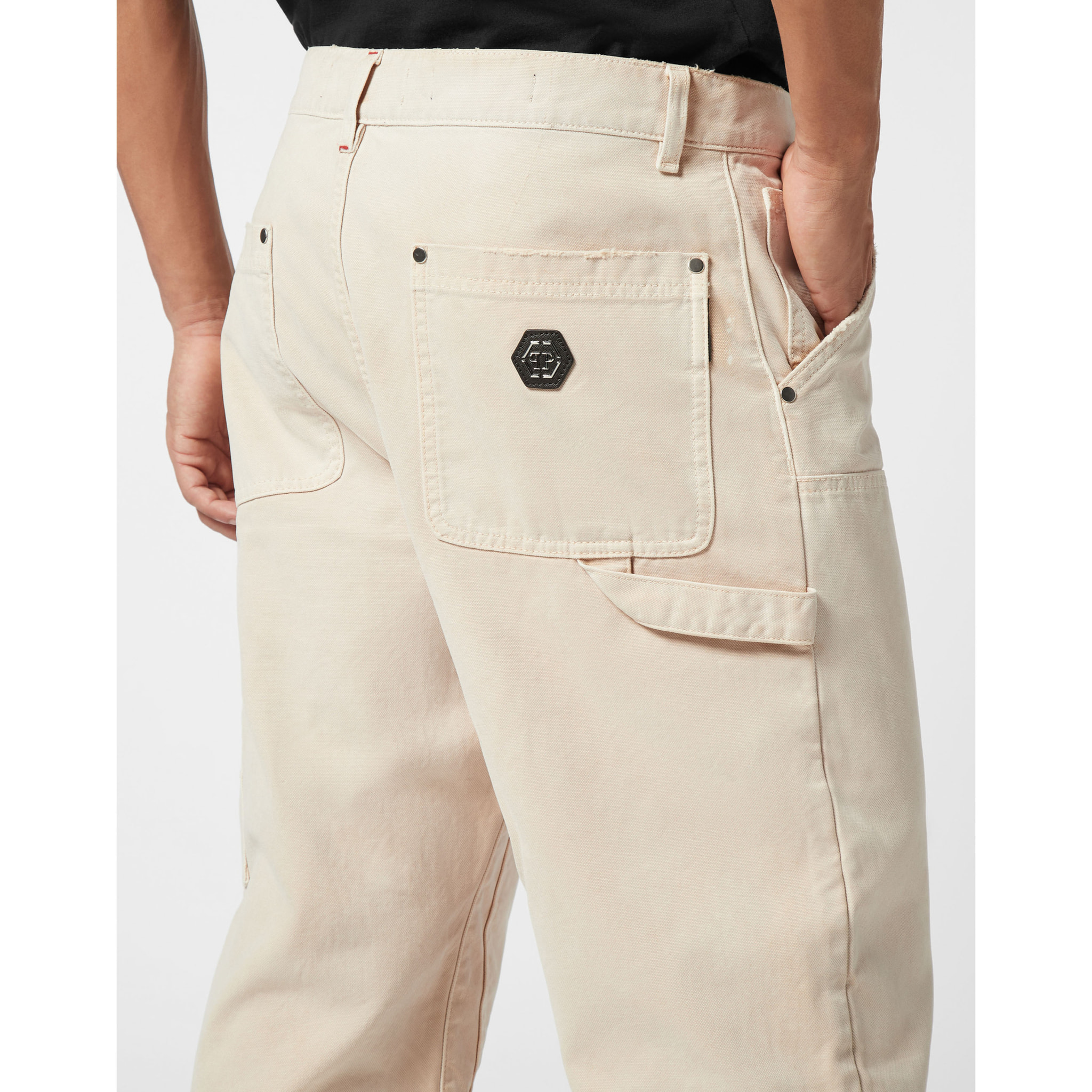 PHILIPP PLEIN Denim Trousers Loose Fit