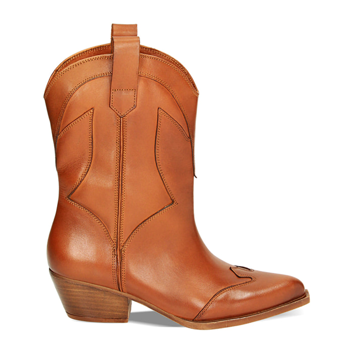 Texani cognac in pelle