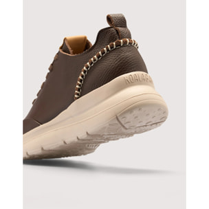 Sneaker Piel Marrón Chocolate - Morella
