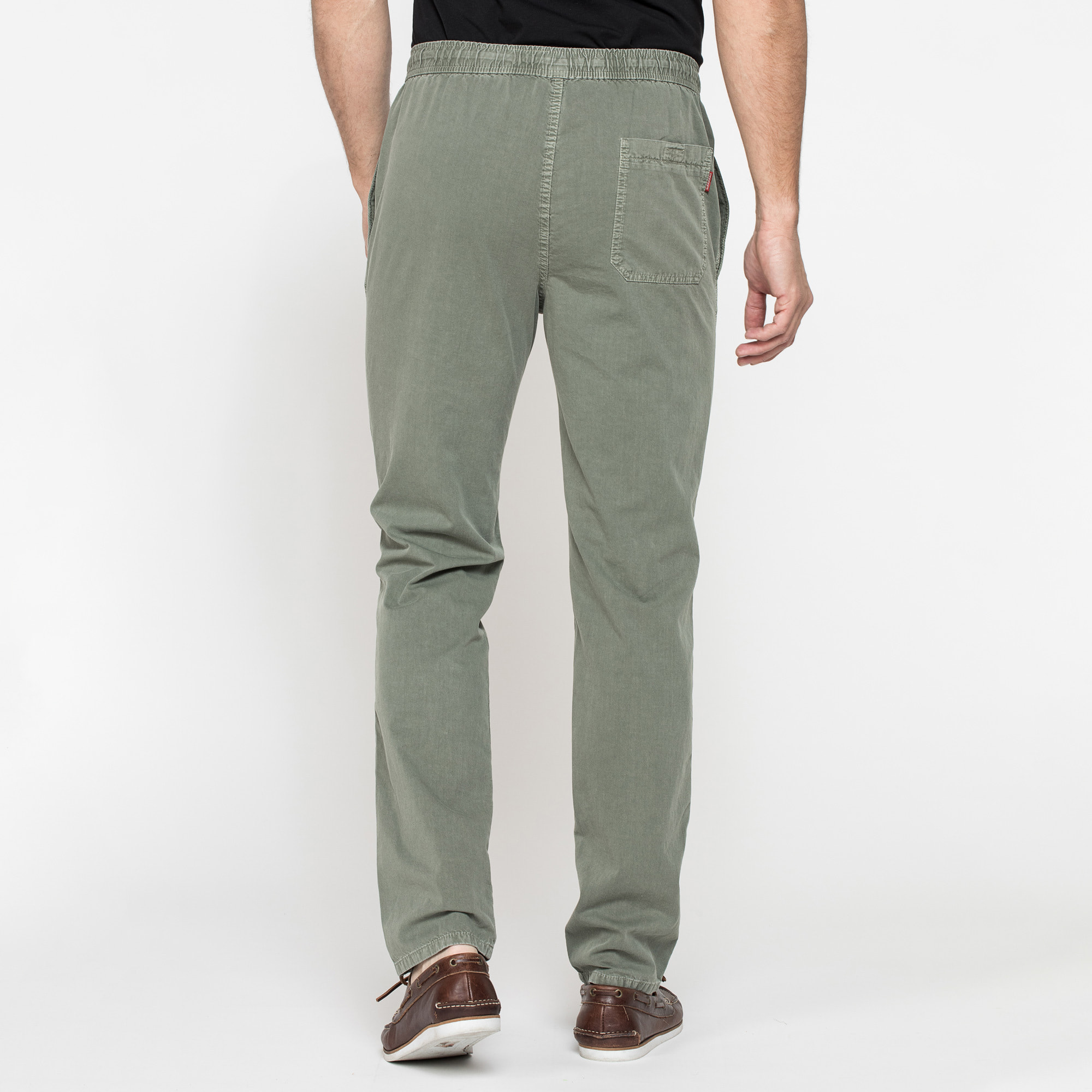 JOGGER PANT IN GABARDINA LEGGERA CON ELASTICO IN VITA