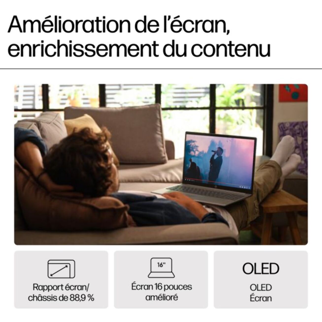 Ordinateur portable HP Pavilion 16-af0038nf