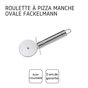 6 planches à pizza 30 cm en bois et roulette Fackelmann Boissellerie