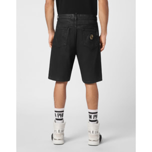 PHILIPP PLEIN DENIM SHORTS