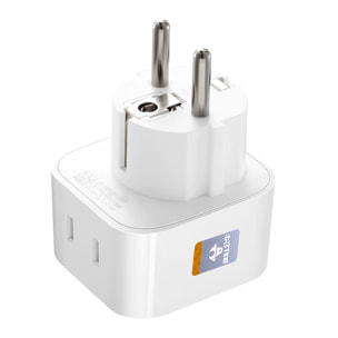 Adattatore da spina americana a europea.