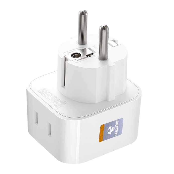 Adattatore da spina americana a europea.