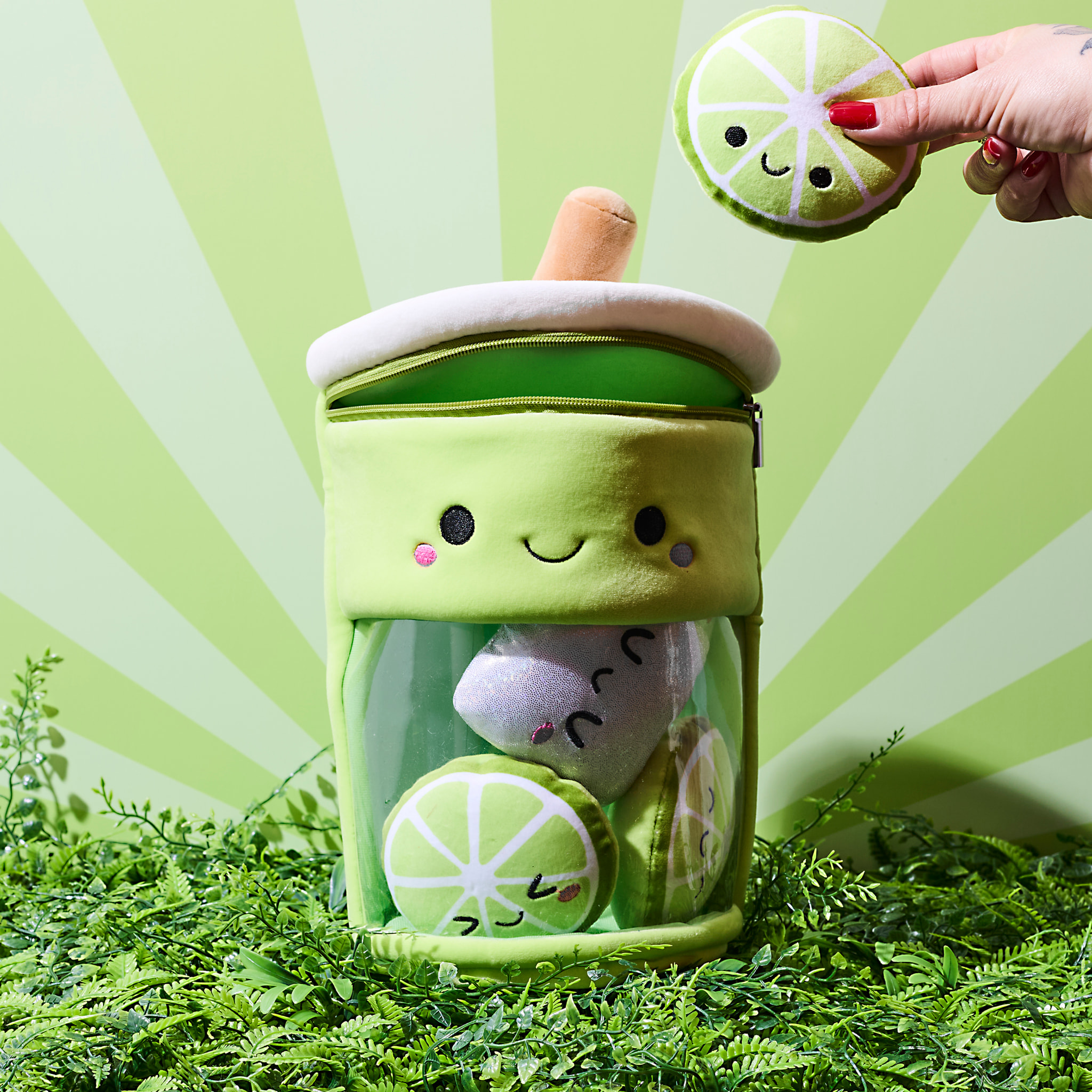 Peluche Bubble Tea Kawaii Citron