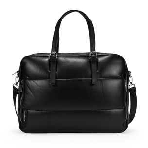 Bolso de hombro negro para portátil