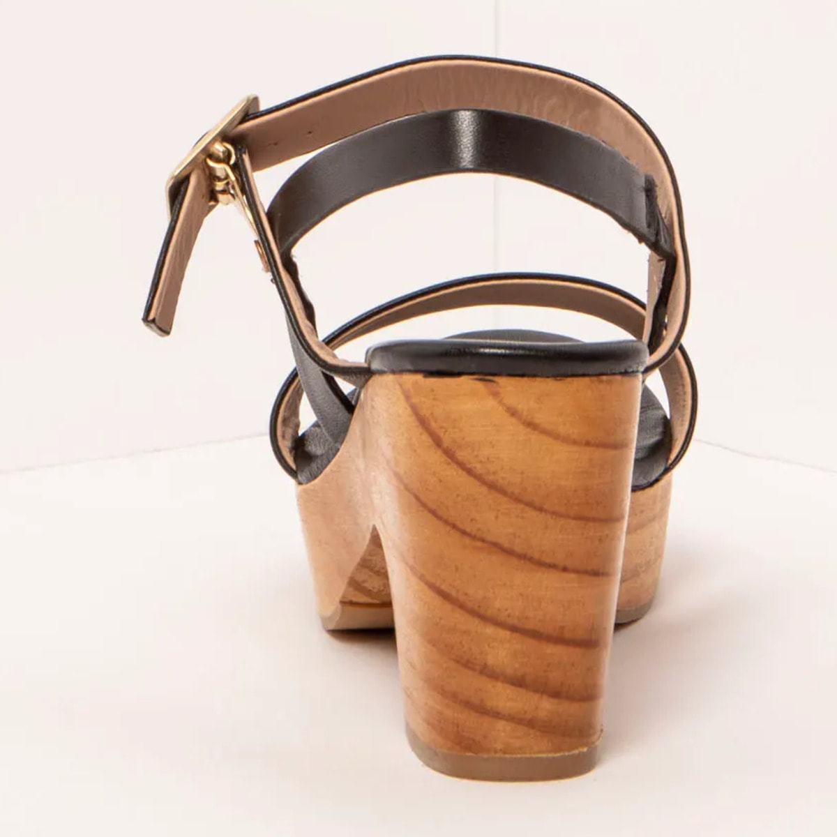 Sandalias con tacón S3272 NAPPA BLACK/ ST.LAURENT SANDAL color Black