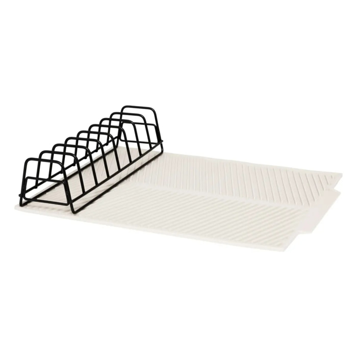 Tapis de vaisselle avec rack amovible 43x33cm