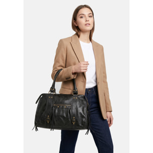 Borsa a spalla da donna - Modello Clara - Vera pelle - 41.0 x 28.0 x 13.0 cm