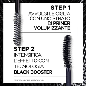Mascara Nero con Primer Pro XXL Volume 2in1 Allungante e Volumizzante