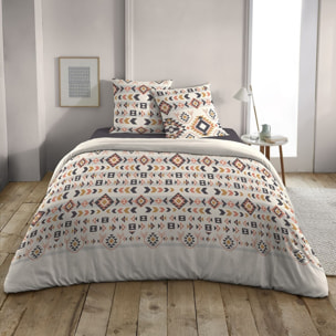 Parure Housse De Couette 3pcs 100% coton 51fils Cheyenne