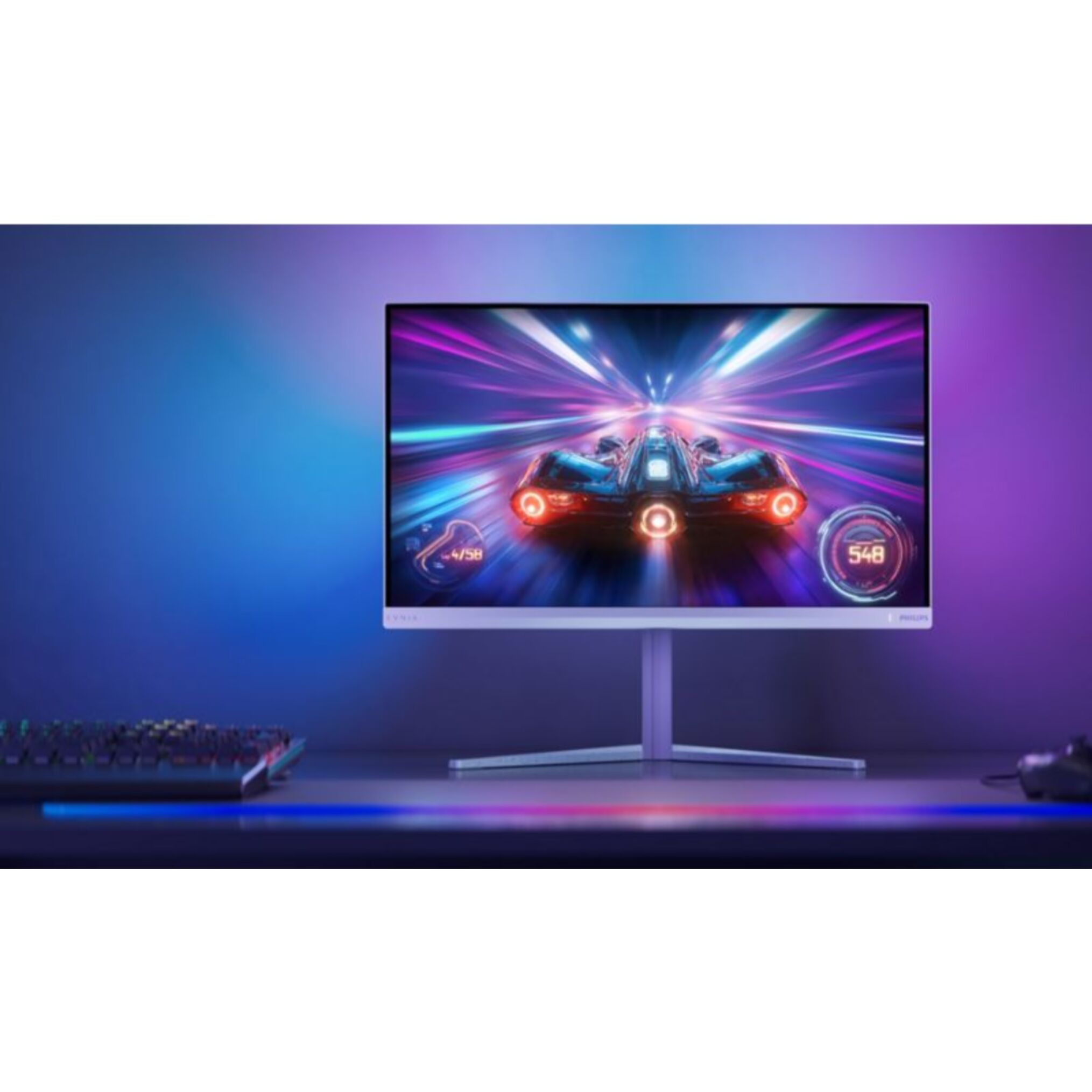 Ecran PC Gamer PHILIPS Evnia 27M2N6501L 27" QHD 240Hz QD-OLED HDR10 G-Sync Ambiglow