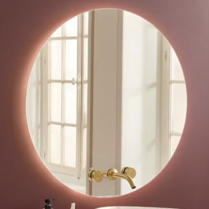 Miroir LED rond Grands Boulevards 3 trous