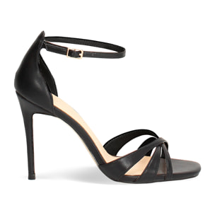 Sandali neri tacco 10 cm