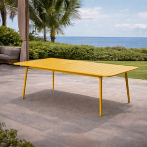 Table de jardin 8-10 places 200cm jaune EVORA