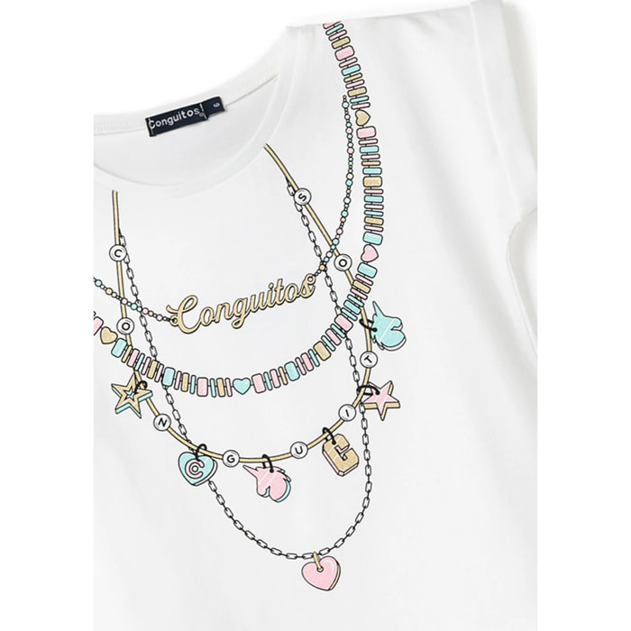 Camiseta Collares Blanco