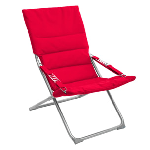 Fauteuil relax de jardin Milos Grenade