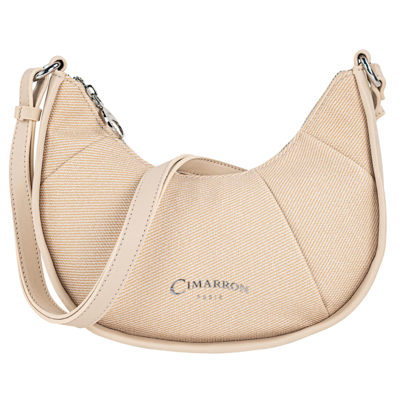 Bolso Bandolera Mujer Veg/Pu Cimarron Abigail Beige