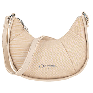 Bolso Bandolera Mujer Veg/Pu Cimarron Abigail Beige