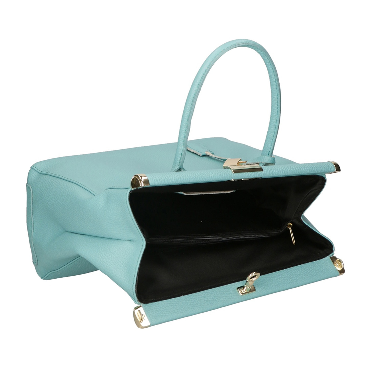 Borsa a mano da donna - Modello Aleria - Vera pelle - 35.0 x 26.0 x 16.0 cm