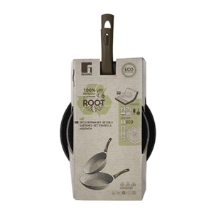 SET 2PC SARTENES 20+24CM ALU FORJ IND CHAMPAN ROOT BG