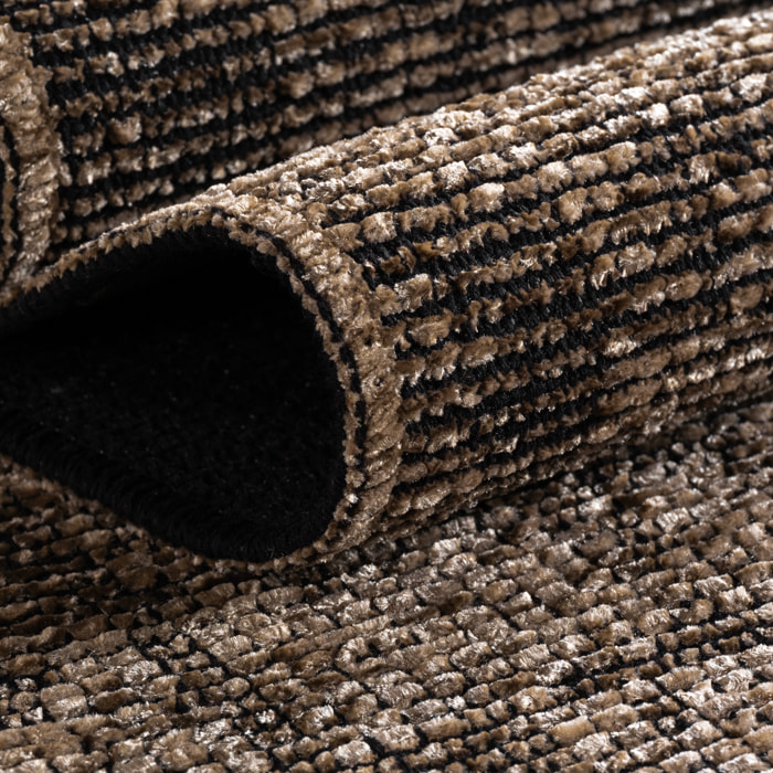 MIRA - Tapis de salon beige au design abstrait
