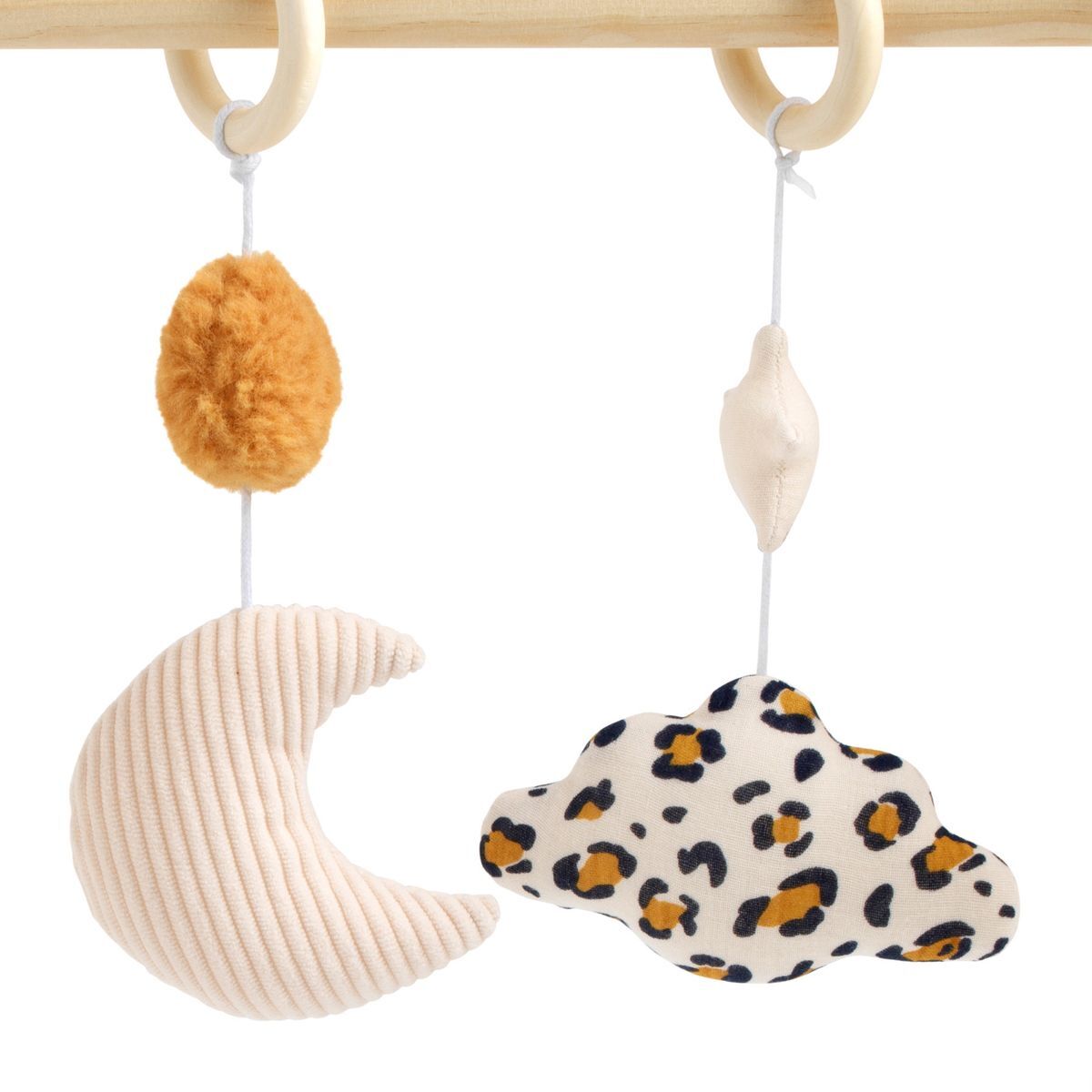 Arche d'éveil bois avec 4 jouets