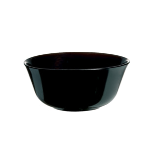 6 coupelles noires 12 cm Carine