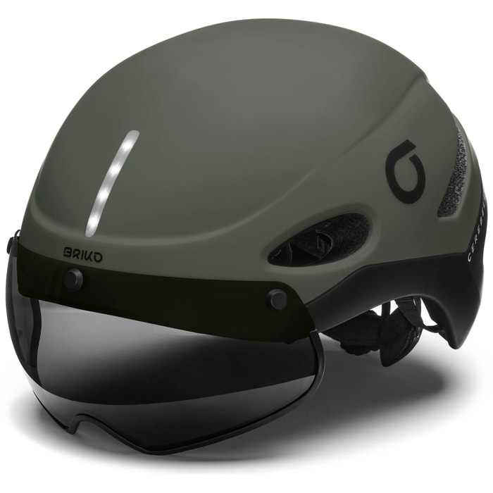 Caschi Briko Uomo Donna Grigio E- One Visor