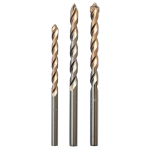 Cassette de 4 forets précision 4, 5, 6, 8mm