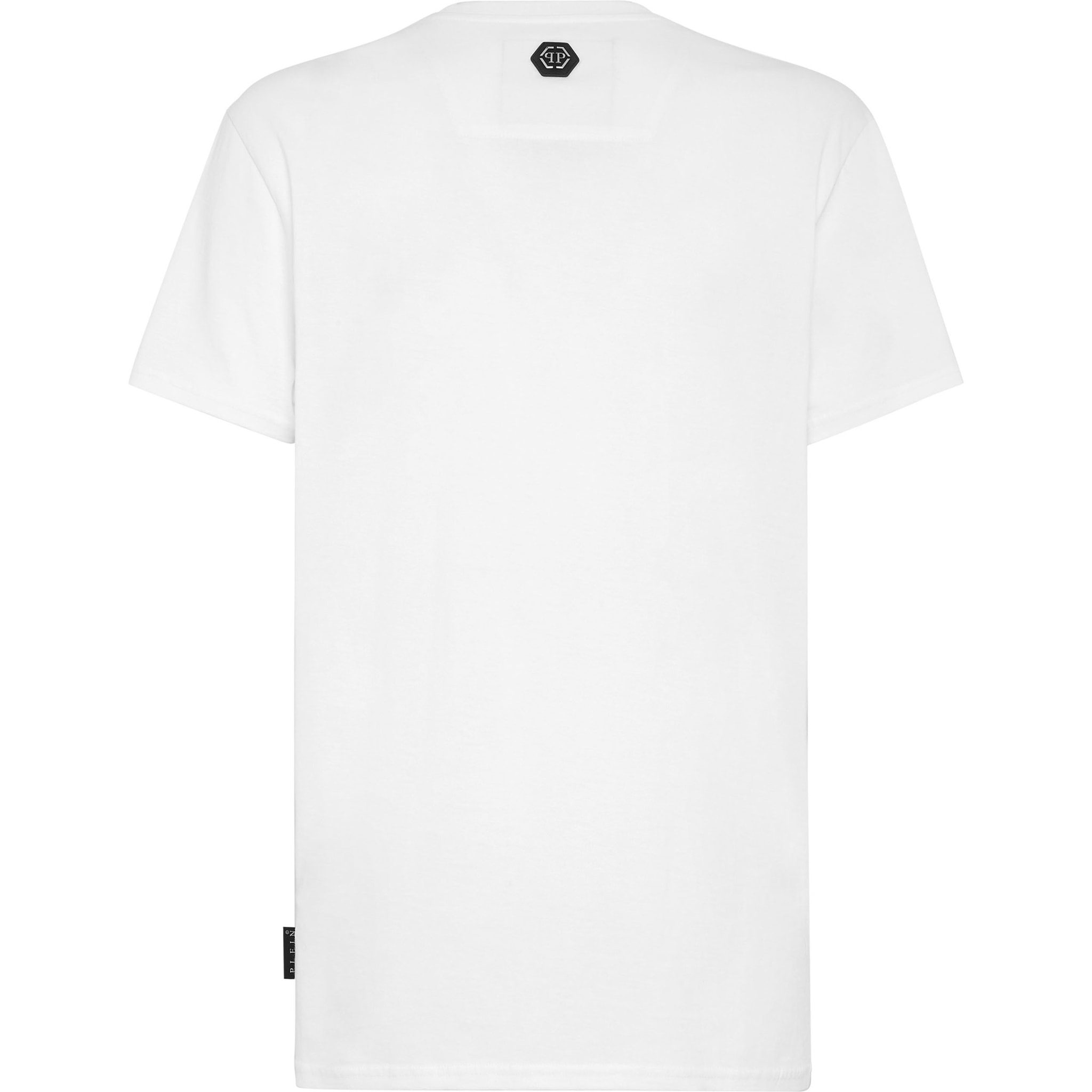 PHILIPP PLEIN T-Shirt Round Neck SKULL AND PLEIN