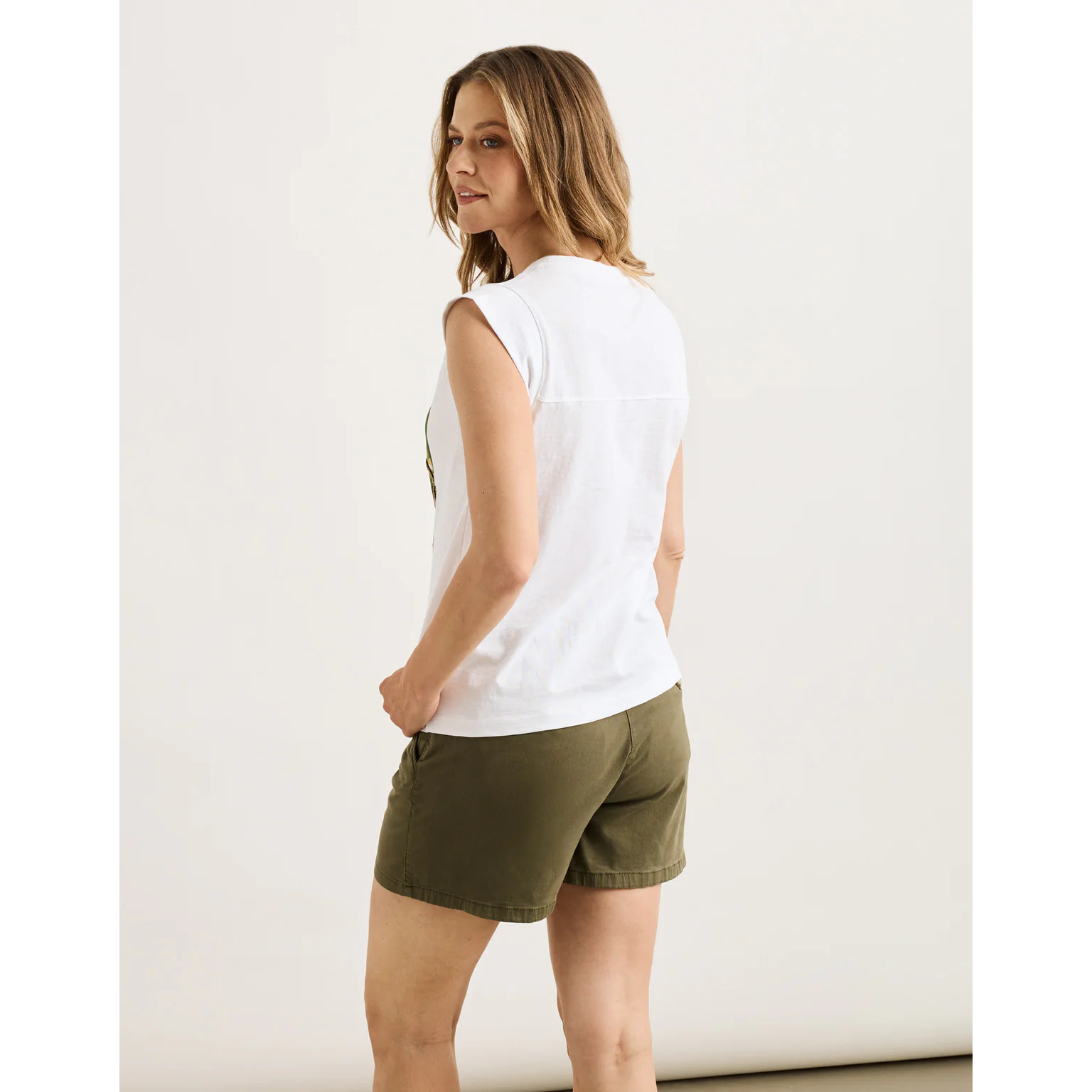 Camiseta Manga Corta Blanco - Waiana