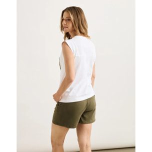 Camiseta Manga Corta Blanco - Waiana