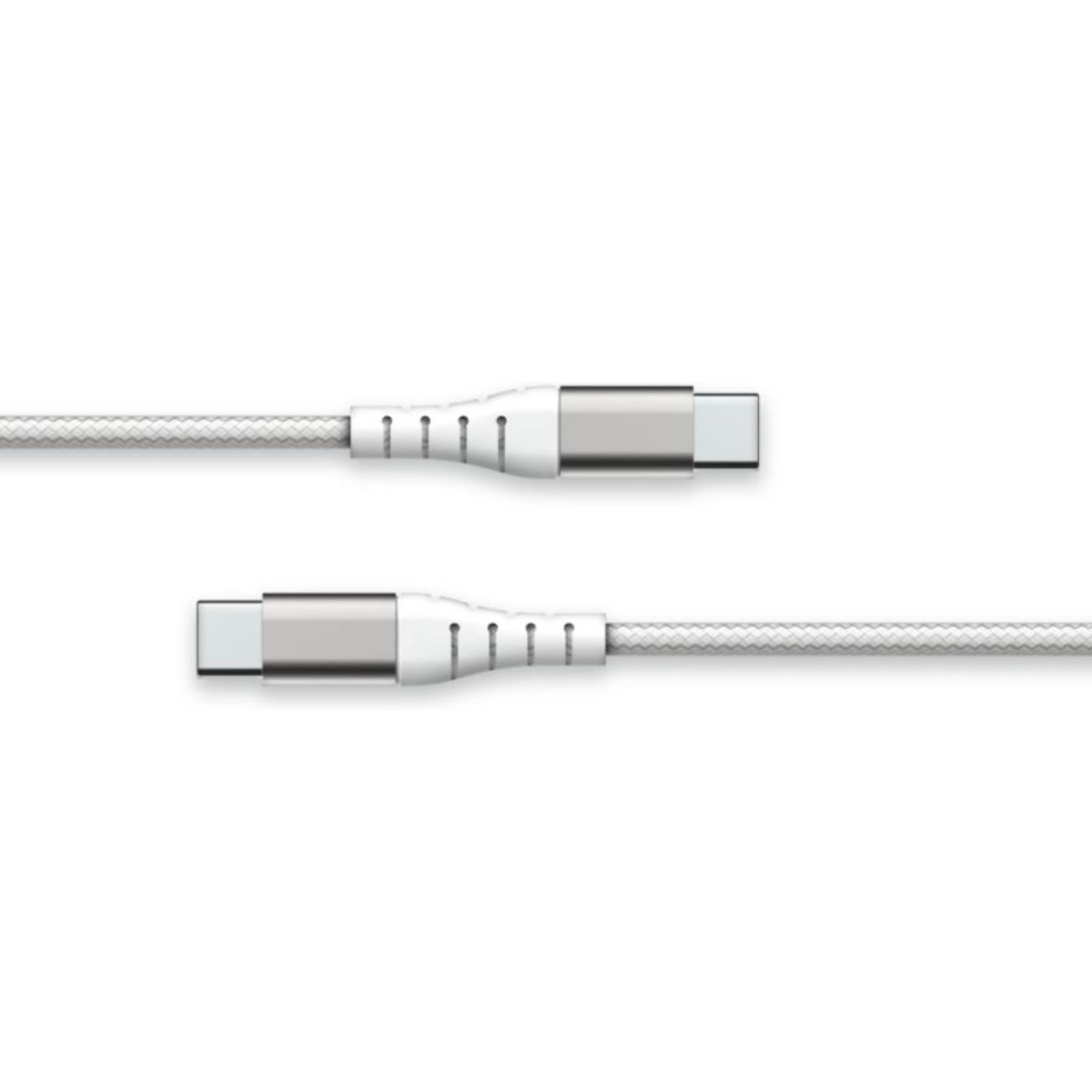 Câble USB FORCE POWER vers USB-C Renforcé 1.2m Recyclé Blanc