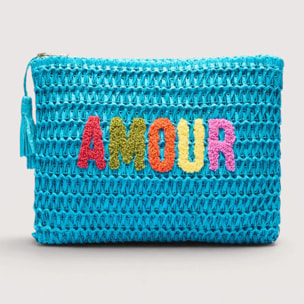Bolso de mano azul - Monamour