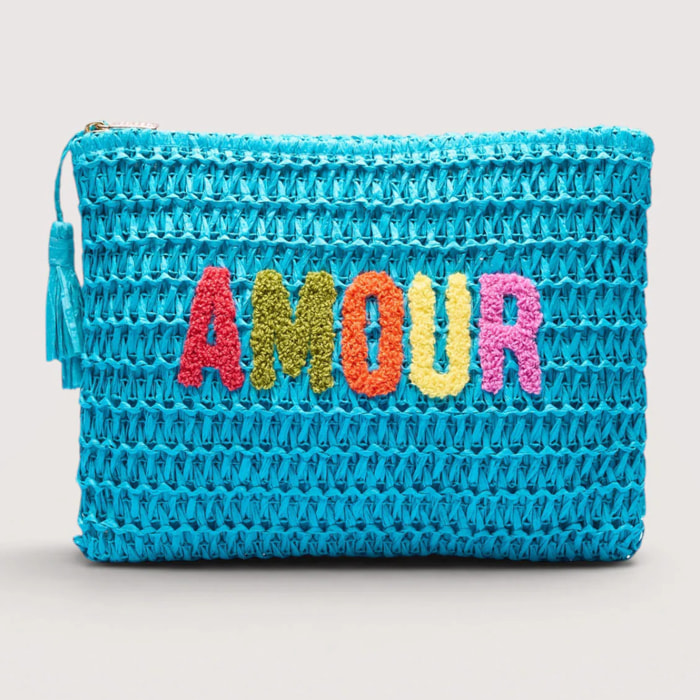 Bolso de mano azul - Monamour