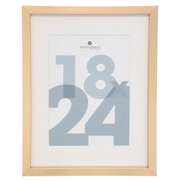 Cadre photo "Manu" doré 18x24cm