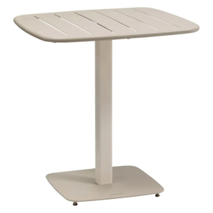 Table de jardin 2 places Alegoria 70x70cm argile