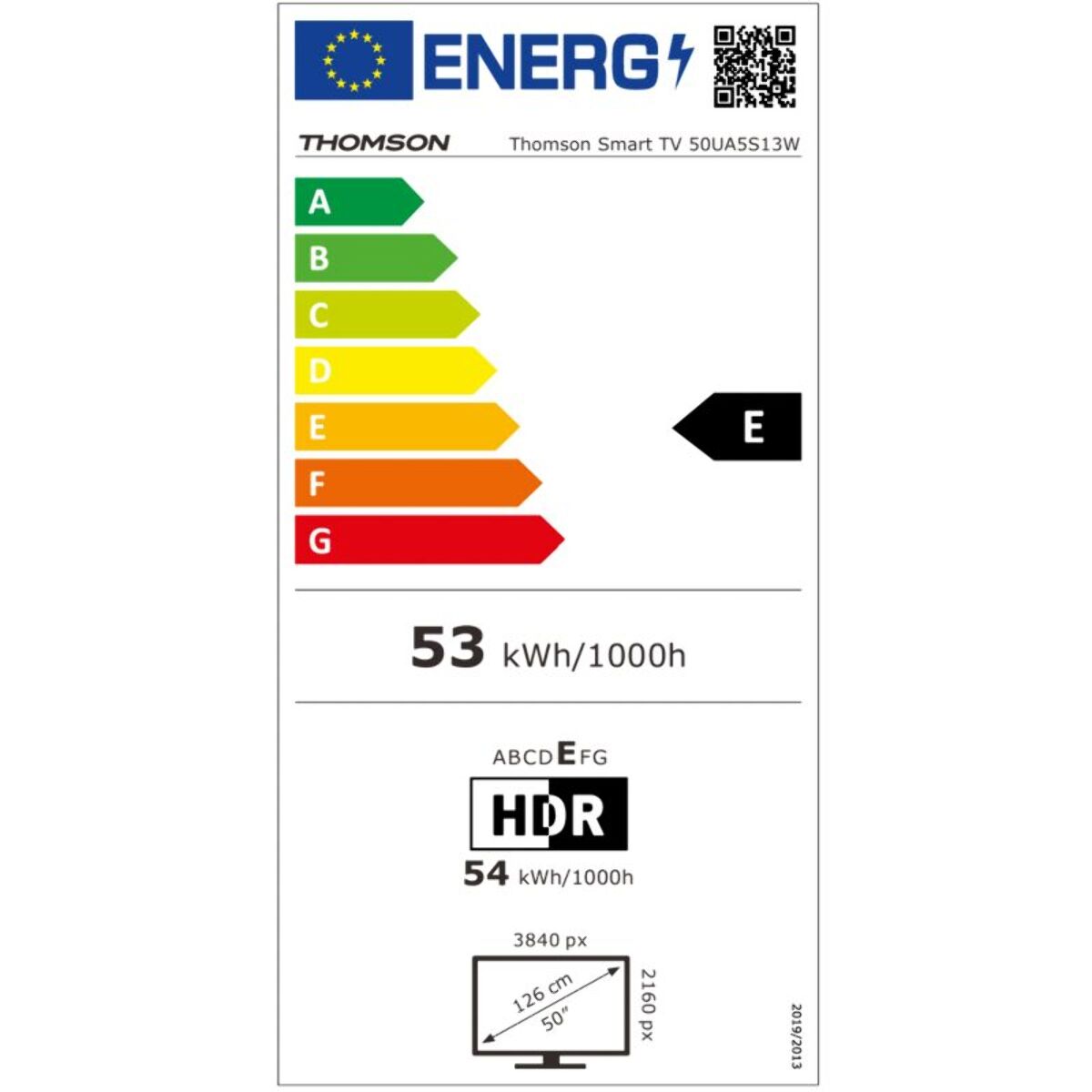 TV LED THOMSON 50UA5S13W Android TV