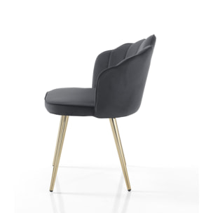 ORESTELUCHETTA set 4 sedie LINNY GREY