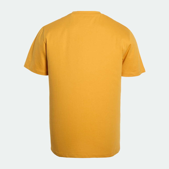 Camiseta MUNICH básica de algodón mostaza