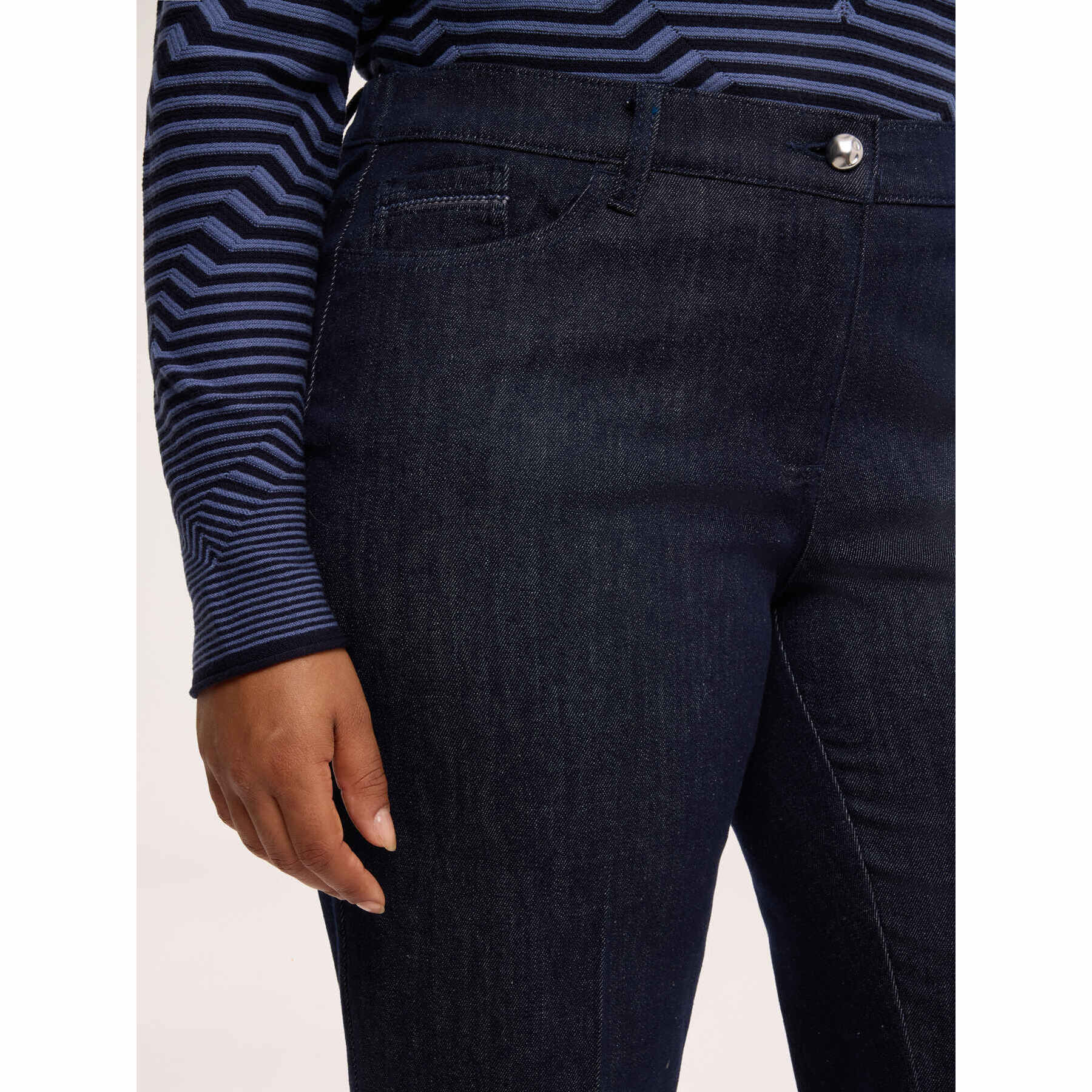 Fiorella Rubino - Jeans Straight lavaggio rinse - Blu