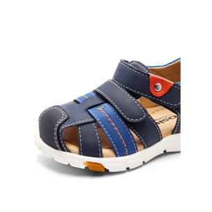 Sandalias Cerradas de Bebés Antideslizante Azul Marino