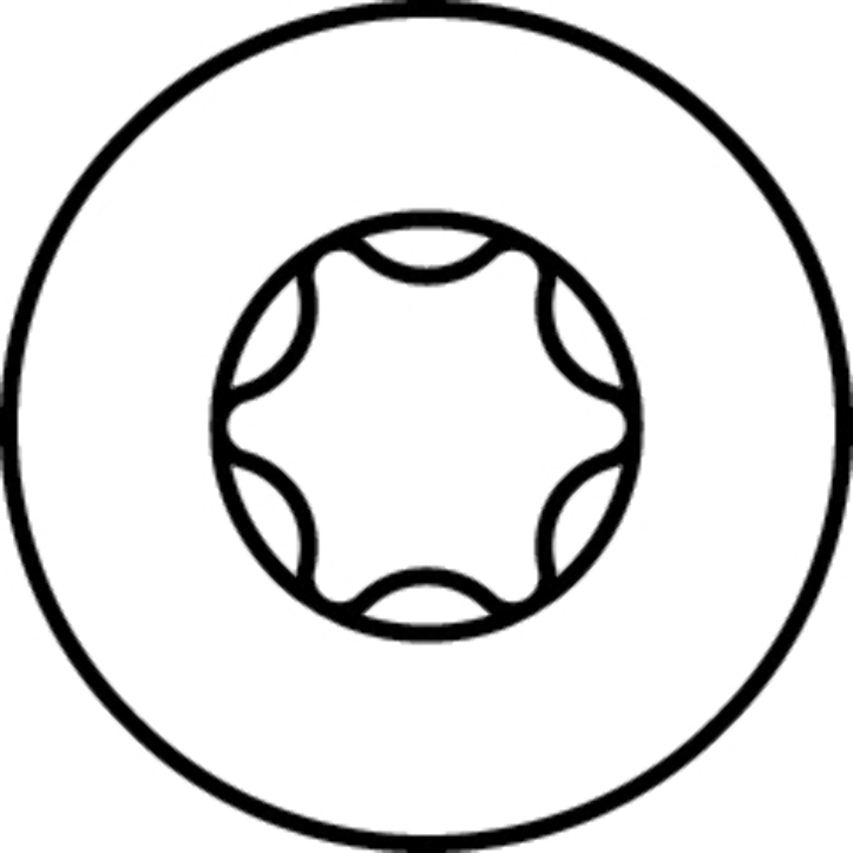 Vis HECO-Topix-Plus Therm - Ø8x280mm - Tête Fraisée à poches de fraisage - Filetage sous tête - T40 - Boite de 50 - 61357