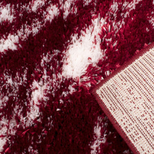 Tapis shaggy tissé motif abstrait KEBE