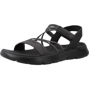 Sandalias Mujer Go Walk Flex Negro