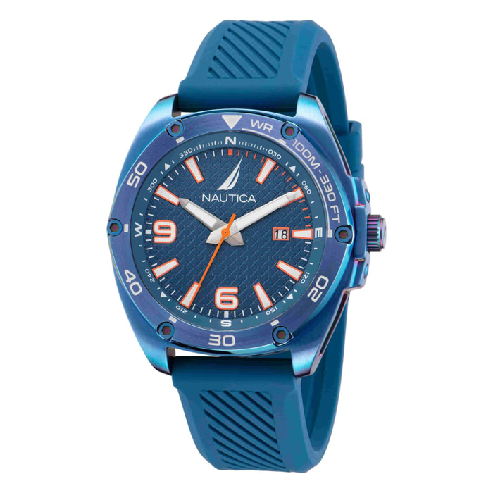 Reloj Nautica NAPTCF201 Hombre Analogico Cuarzo con Correa de Silicona