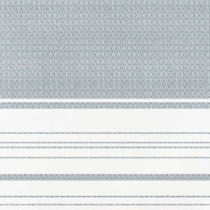 Nappe imprimée anti-tâches EDEN BLEU