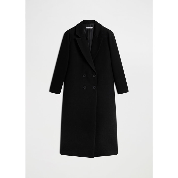 CAPPOTTO NERO CONBIPEL